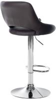 Barhocker Milet Kunstleder chrom braun Barhocker Milet Kunstleder chrom braun