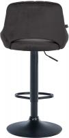 2er Set Barhocker Milet Samt B schwarz 