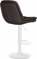 Barhocker Laurel Stoff weiß dunkelgrau Barhocker Laurel Stoff weiß dunkelgrau