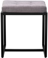 Sitzhocker Barci B Stoff grau 