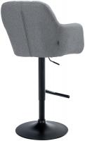 Barhocker Natoma Stoff schwarz grau Barhocker Natoma Stoff schwarz grau