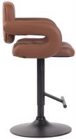 Barhocker Dublin schwarz cognac 