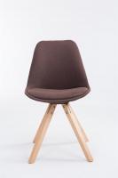 Besucherstuhl Toulouse Stoff Square natura (eiche) braun Besucherstuhl Toulouse Stoff Square natura (eiche) braun