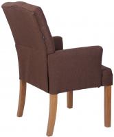 Stuhl Sugar Antik-hell Stoff braun 