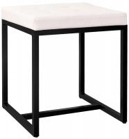 Sitzhocker Barci B Kunstleder  creme 
