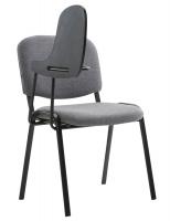 4er Set Stühle Ken mit Klapptisch Stoff grau 4er Set Stühle Ken mit Klapptisch Stoff grau