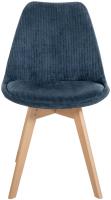 Stuhl Linares Cord dunkelblau 