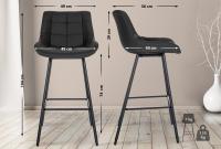 Barhocker Weston Kunstleder schwarz Barhocker Weston Kunstleder schwarz