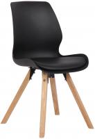 Stuhl Luna Kunststoff schwarz Stuhl Luna Kunststoff schwarz