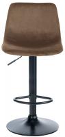 Barhocker Divo Samt Schwarz braun Barhocker Divo Samt Schwarz braun
