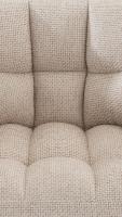 Lounger Damaso Stoff elfenbein 