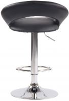 Barhocker Olinda Kunstleder chrom schwarz Barhocker Olinda Kunstleder chrom schwarz