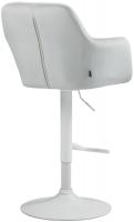 Barhocker Natoma Samt weiß creme Barhocker Natoma Samt weiß creme