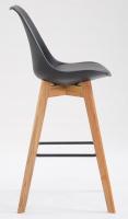 2er Set Barhocker Metz Kunststoff natura schwarz 2er Set Barhocker Metz Kunststoff natura schwarz