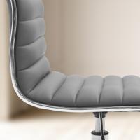 Arbeitshocker Alamosa Kunstleder grau Arbeitshocker Alamosa Kunstleder grau