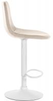 2er Set Barhocker Divo Samt Weiß creme 2er Set Barhocker Divo Samt Weiß creme