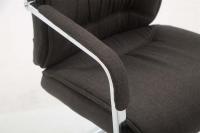 XL Besucherstuhl Anubis Stoff dunkelgrau XL Besucherstuhl Anubis Stoff dunkelgrau