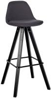Barhocker Corbin Stoff Square schwarz dunkelgrau Barhocker Corbin Stoff Square schwarz dunkelgrau