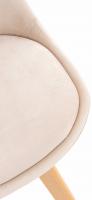 4er Set Stuhl Linares Samt beige 4er Set Stuhl Linares Samt beige