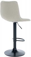 Barhocker Lex Stoff Schwarz creme Barhocker Lex Stoff Schwarz creme