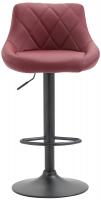 Barhocker Lazio Kunstleder schwarz bordeauxrot Barhocker Lazio Kunstleder schwarz bordeauxrot