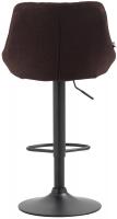 Barhocker Lazio Stoff schwarz braun Barhocker Lazio Stoff schwarz braun