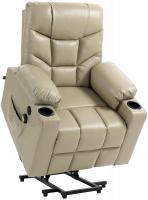 Sessel Andover Kunstleder creme