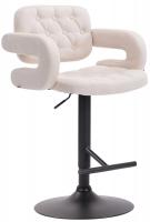 Barhocker Dublin STOFF schwarz beige Barhocker Dublin STOFF schwarz beige