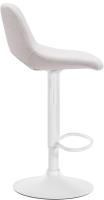 Barhocker Camden Stoff weiß creme Barhocker Camden Stoff weiß creme
