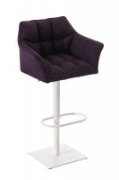 Barhocker Damaso W Stoff lila Barhocker Damaso W Stoff lila