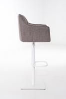 Barhocker Damaso W Stoff grau Barhocker Damaso W Stoff grau