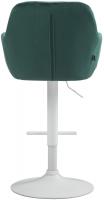Barhocker Natoma Samt weiß grün Barhocker Natoma Samt weiß grün