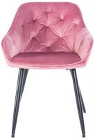 Besucherstuhl Cassis Samt rosa 