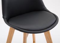 2er Set Barhocker Cannes Kunstleder Natura schwarz 2er Set Barhocker Cannes Kunstleder Natura schwarz