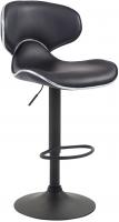 2er Set Barhocker Las Vegas V2 Kunstleder schwarz schwarz 
