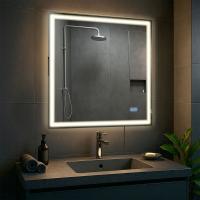 Badspiegel Jaffrey 80x80 mit Bluetooth klarglas