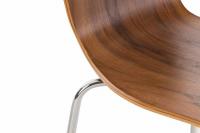 2er Set Besucherstuhl Aaron walnuss 
