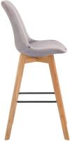 2er Set Barhocker Metz Samt natura grau 2er Set Barhocker Metz Samt natura grau