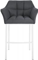Barhocker Damaso W Filz mit 4-Fuß Gestell grau Barhocker Damaso W Filz mit 4-Fuß Gestell grau