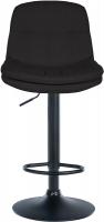 Barhocker Laurel Stoff schwarz schwarz Barhocker Laurel Stoff schwarz schwarz