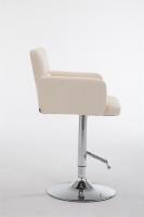 Barhocker Los Angeles Kunstleder creme 