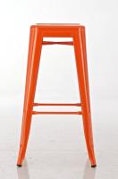 2er Set Barhocker Joshua orange 2er Set Barhocker Joshua orange