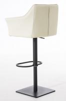 2er Set Barhocker Damaso Kunstleder schwarz creme 2er Set Barhocker Damaso Kunstleder schwarz creme