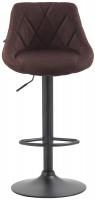 Barhocker Lazio Stoff schwarz braun Barhocker Lazio Stoff schwarz braun