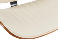 2er Set Barhocker Clawson Kunstleder schwarz walnuss/creme 2er Set Barhocker Clawson Kunstleder schwarz walnuss/creme