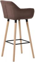 2er Set Barhocker Grant Stoff coffee 2er Set Barhocker Grant Stoff coffee