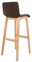 2er Set Barhocker Hoover Stoff Natura braun 