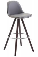 Barhocker Franklin Vollgepolstert Kunstleder Rund Cappuccino (eiche) grau Barhocker Franklin Vollgepolstert Kunstleder Rund Cappuccino (eiche) grau