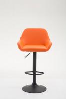 Barhocker Braga Kunstleder orange Barhocker Braga Kunstleder orange
