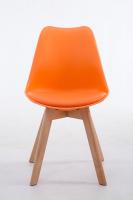 Besucherstuhl Borneo V2 Natura Kunstleder orange Besucherstuhl Borneo V2 Natura Kunstleder orange